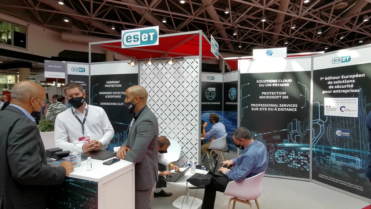 Stand ESET Assises 2021 © Alexandre Boero pour Clubic