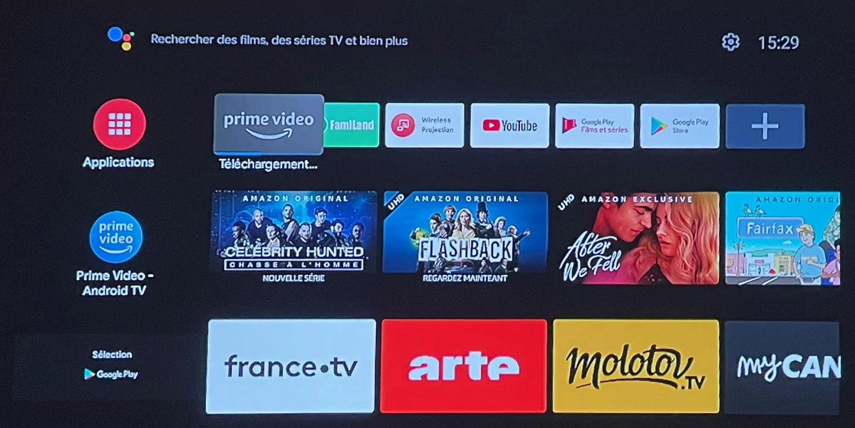 Test BenQ GV30 Android TV