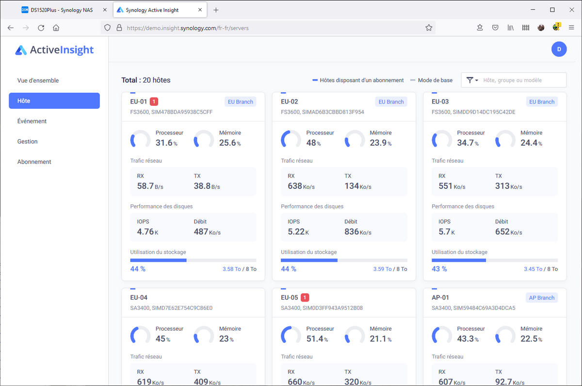 Synology DS1520+ © Nerces