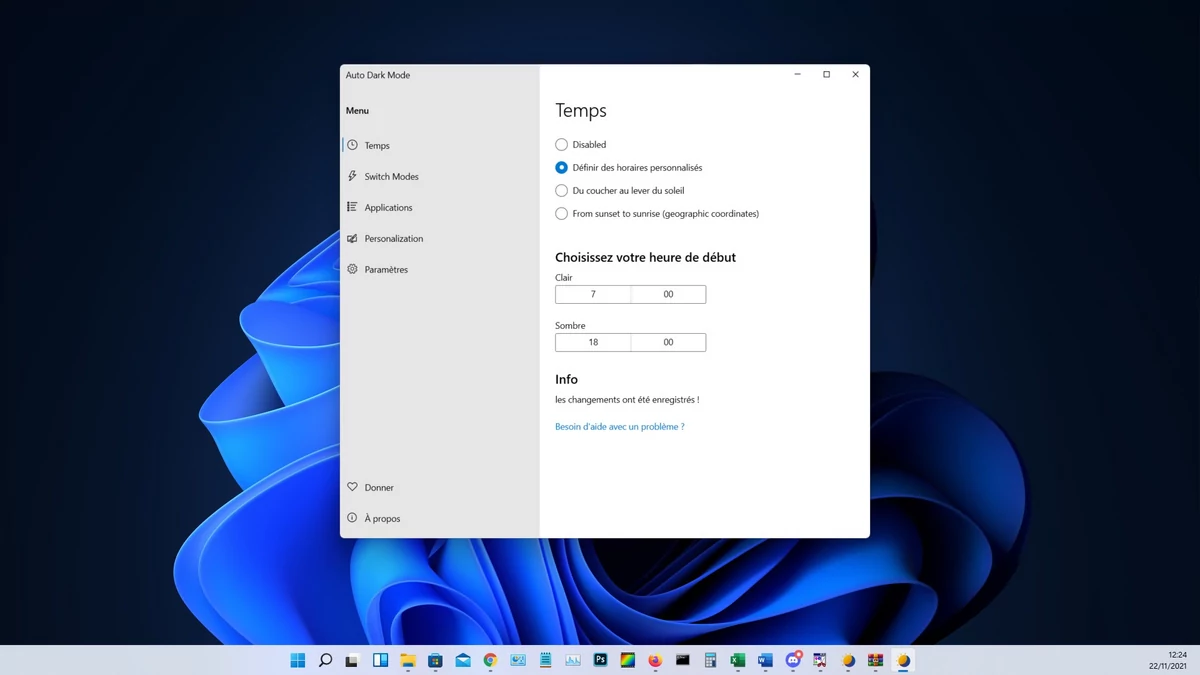 auto dark mode