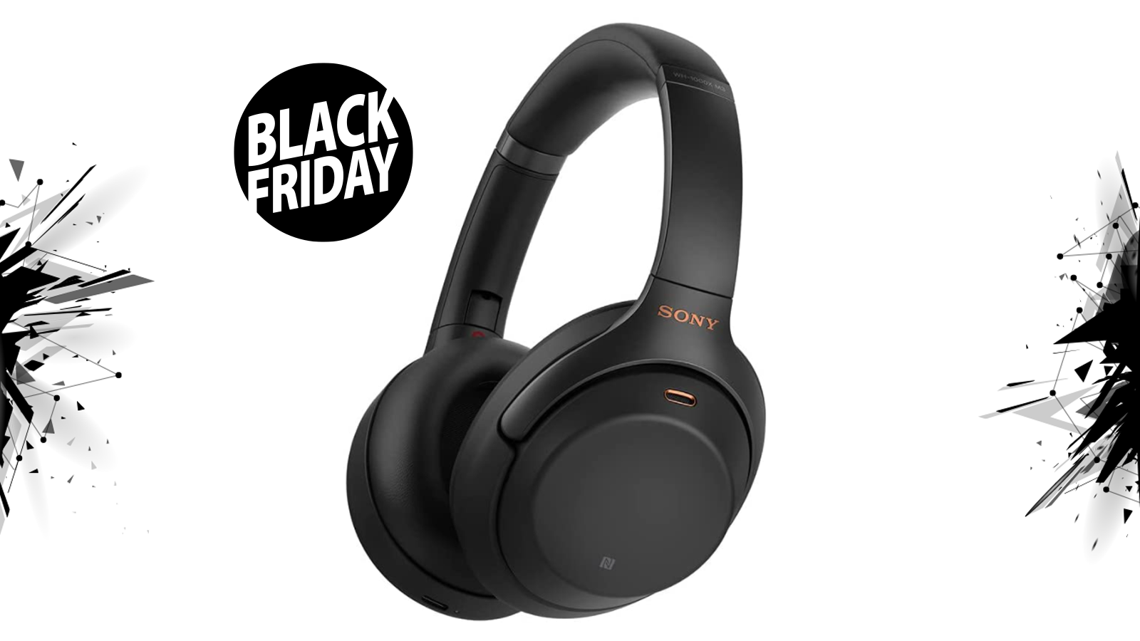 Casque Sony WH-1000XM3 Noir - Bluetooth - Occasion (testé, Fonctionne)