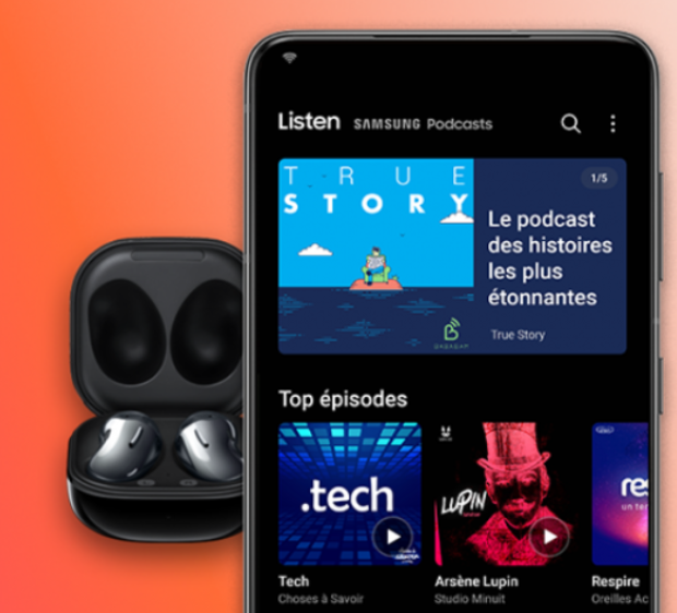 Samsung souhaite concurrencer Spotify et lance Samsung Podcasts