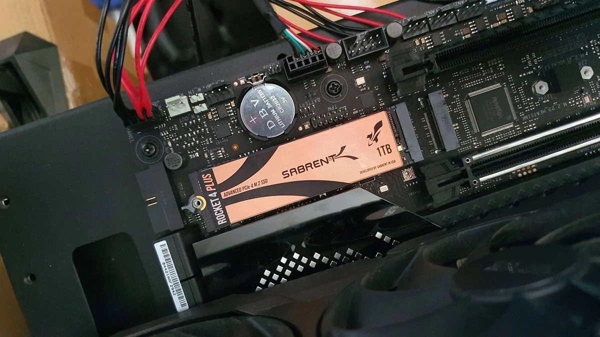 Sabrent Rocket 4 Plus + Dissipateur PS5 © Nerces