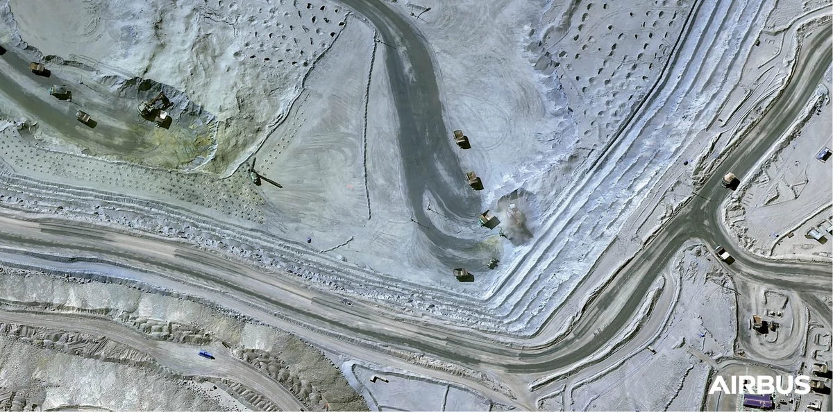 Pléiades NEO mine de cuivre chili © Airbus Defence & Space