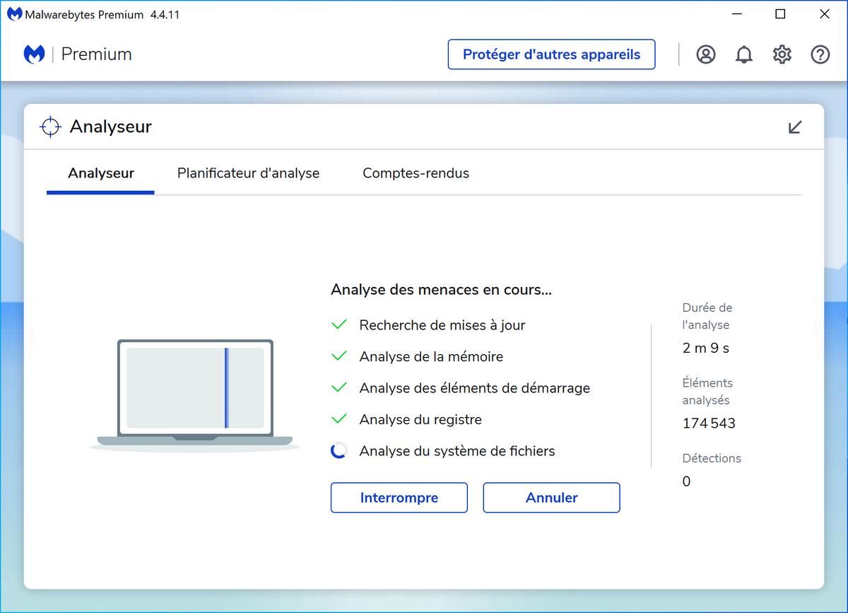 Malwarebytes Premium © Clubic.com/Stephane Ruscher