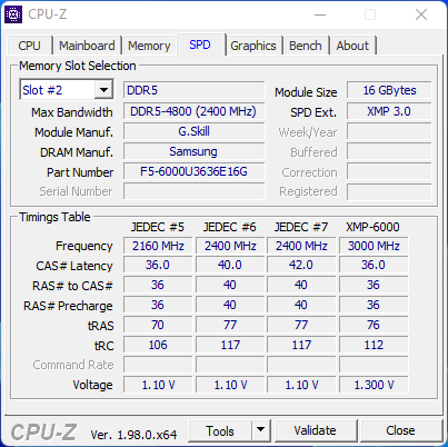 G.Skill Trident Z5 DDR5-6000 © Nerces