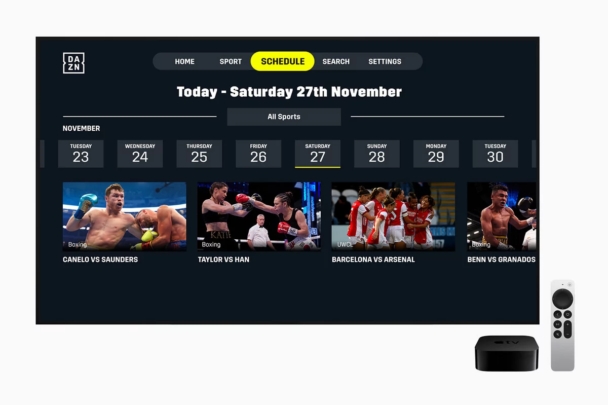 DAZN © Apple