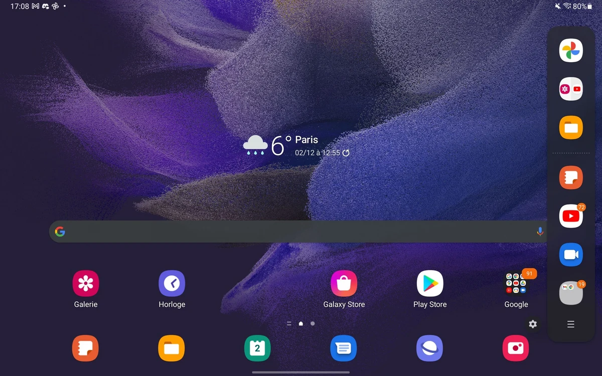 Test Samsung Galaxy Tab S7 FE © © Clubic.com