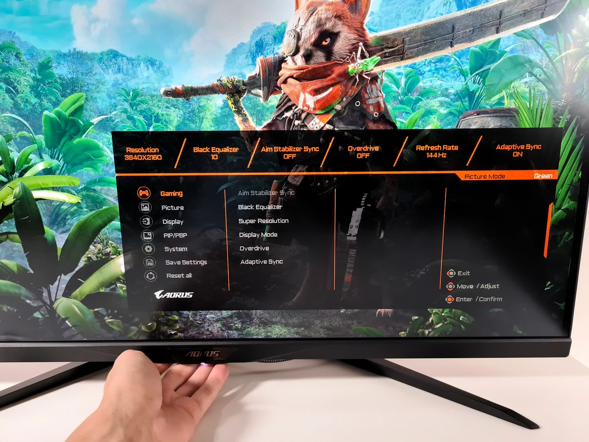 Test AORUS FI32U_5 © Matthieu Legouge