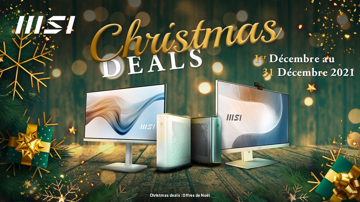 MSI Christmas deals © MSI
