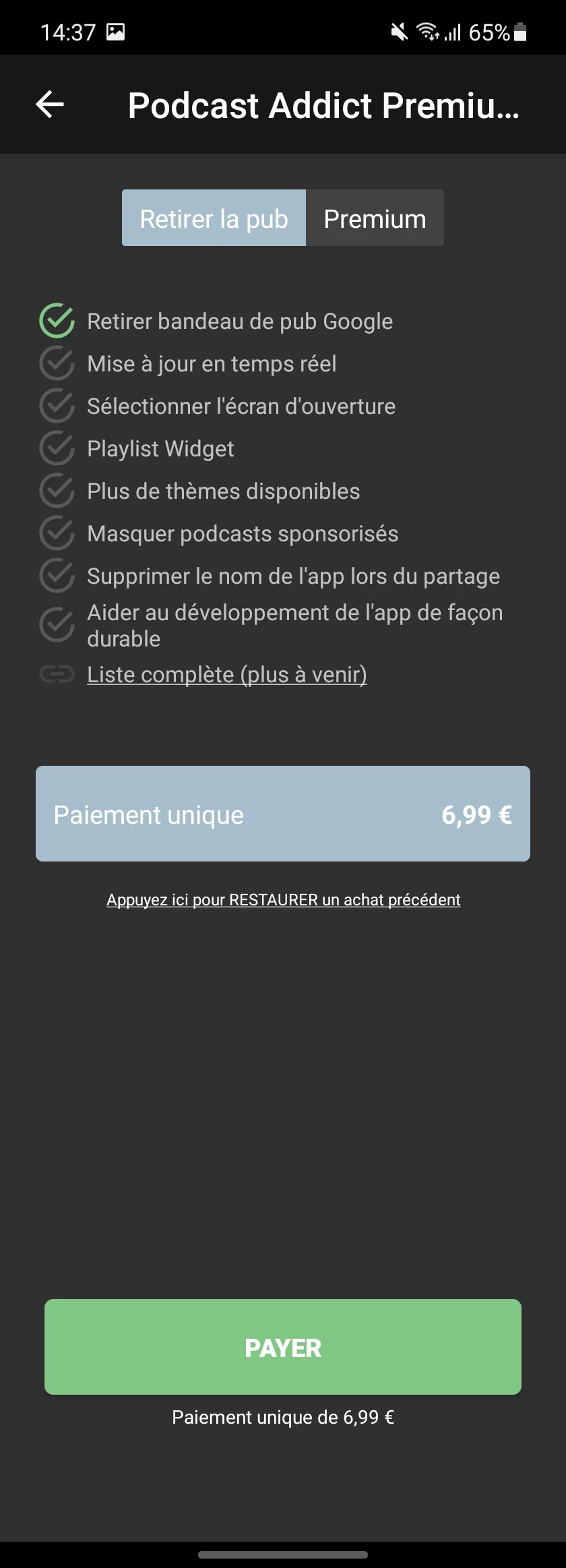 Podcast Addict © Podcast Addict