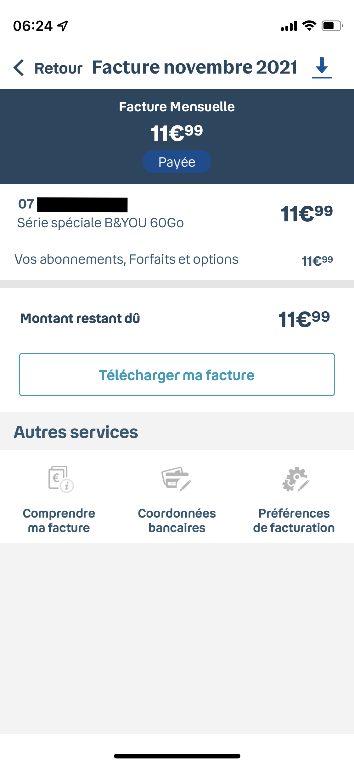 Bouygues Espace Client iOS 2