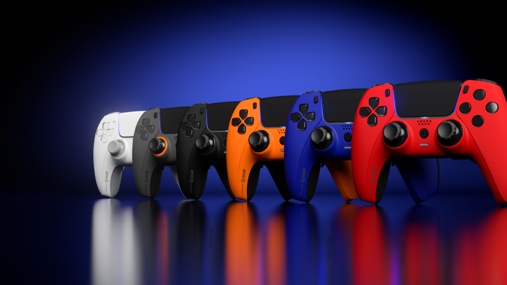 Manette PS5 à palettes ProGamer - Bleue