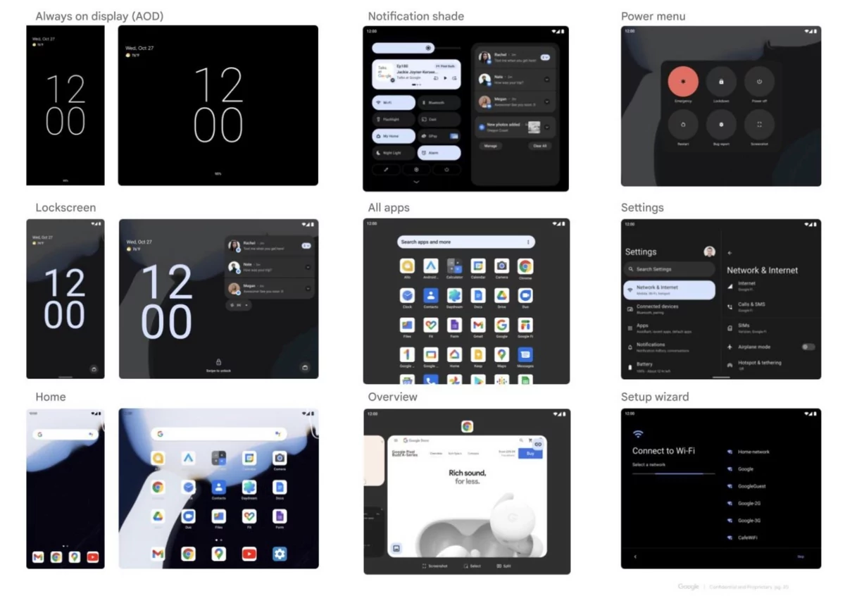 Android 12L-3 © © Google