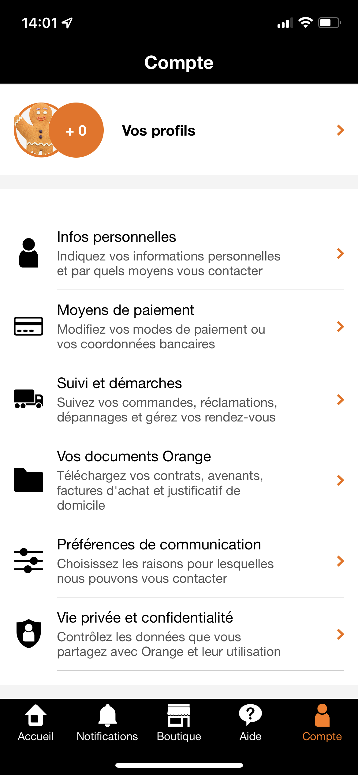 Orange et moi iOS © Clubic.com
