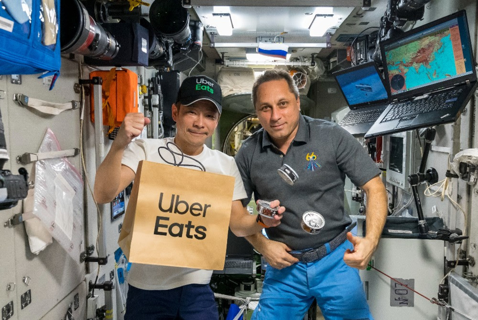 Uber Eats assure la première livraison de repas de son histoire... dans l'espace !