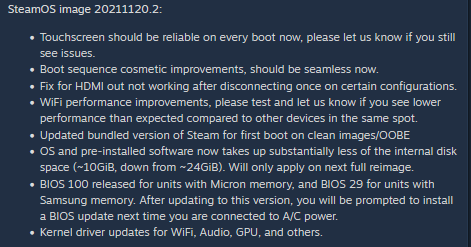 Steam OS 3.0 revision © © Reddit