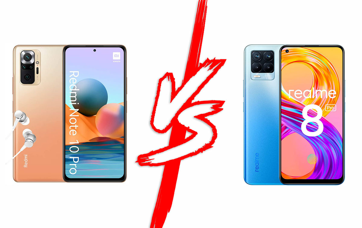 Xiaomi Redmi Note 10 Pro VS realme 8 Pro