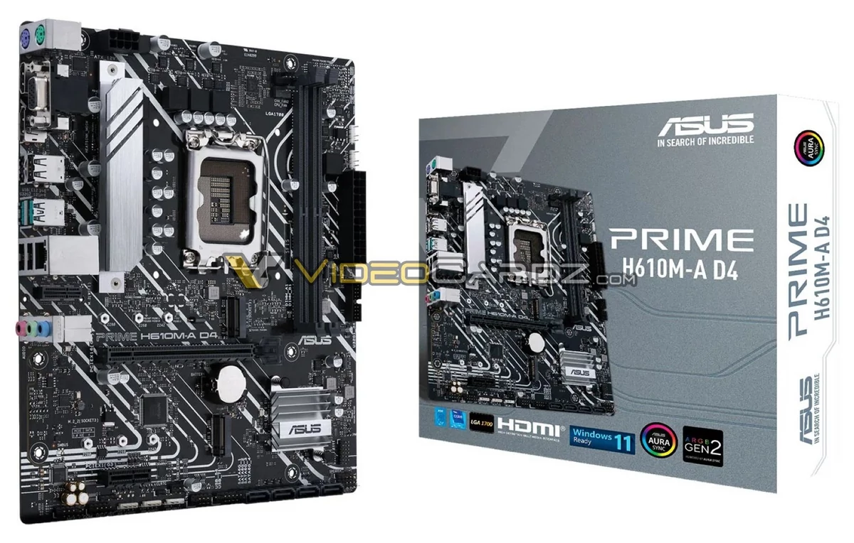 ASUS PRIME H610M-A D4 © Videocardz