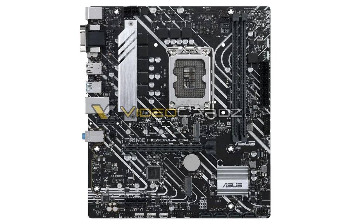 ASUS PRIME H610M-A D4 © Videocardz