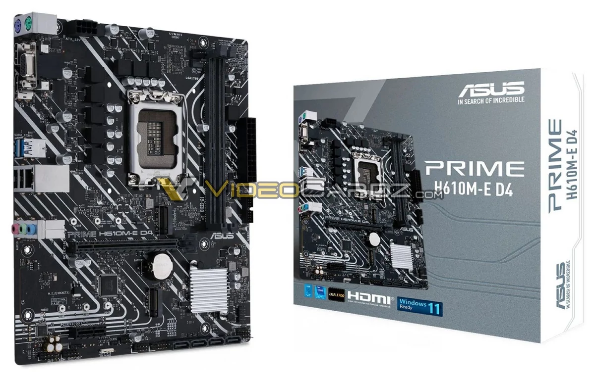 ASUS PRIME H610M-E D4 © Videocardz