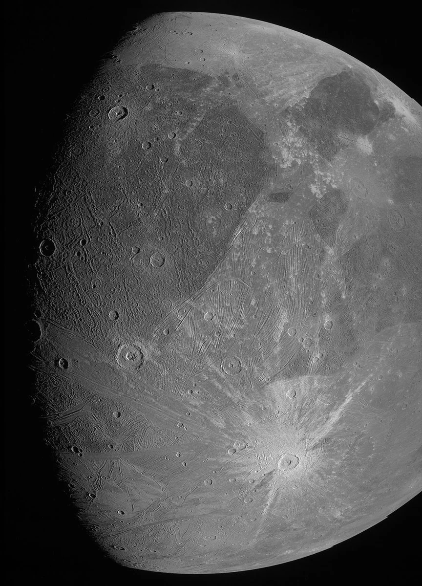 Juno Ganymede collage © NASA