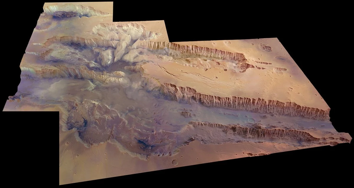ExoMars Valles Marineris eau © ESA