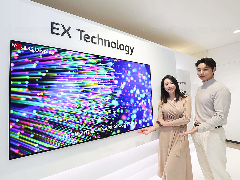 LG OLED.EX : LG Display présente une dalle OLED 30 % plus