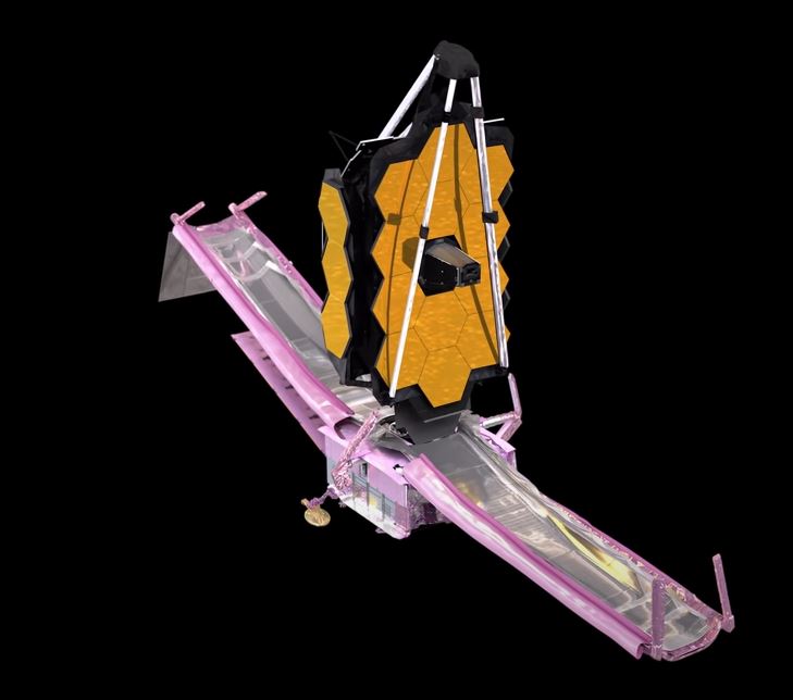 Le télescope James Webb (JWST) déploie son bouclier thermique