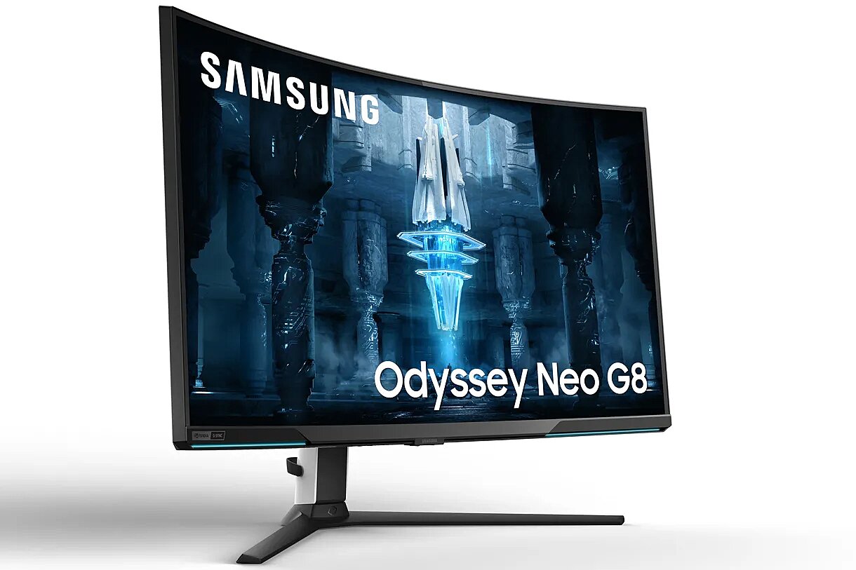 Samsung Odyssey Neo G8 : l'écran gamer 4K se fait plus petit (et sûrement plus cher)