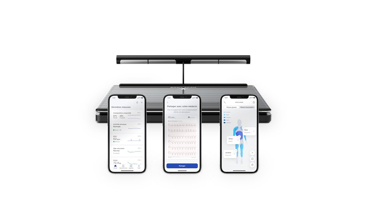 Withings Body Scan : ECG et composition corporelle par segmentation, la balance se fait station de santé