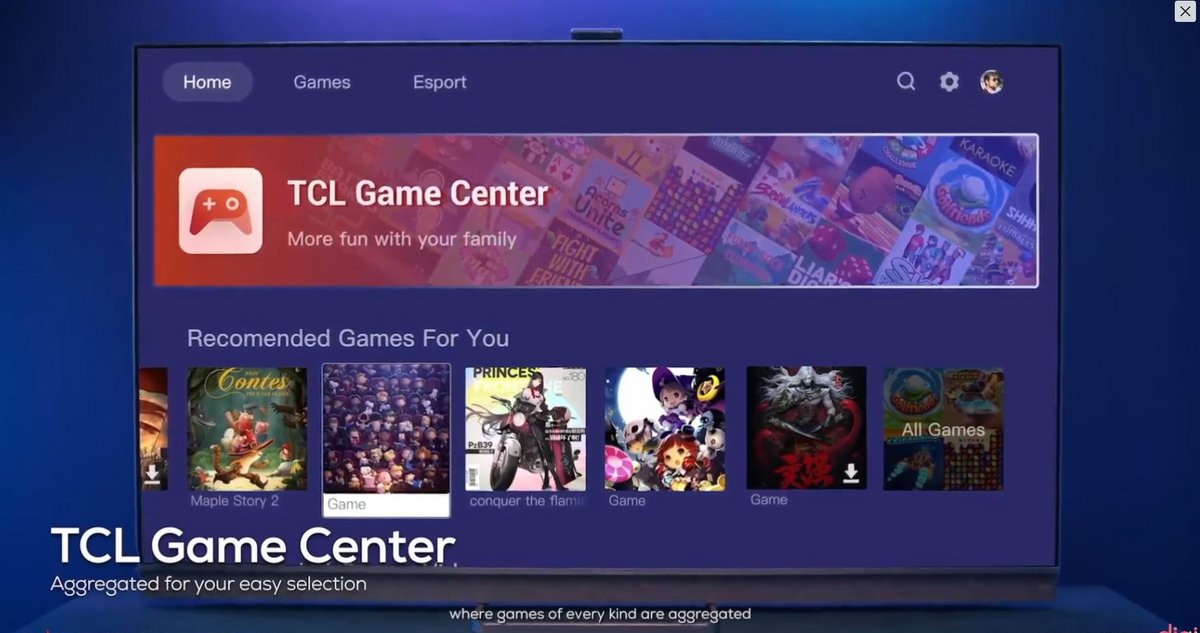 TCL game center