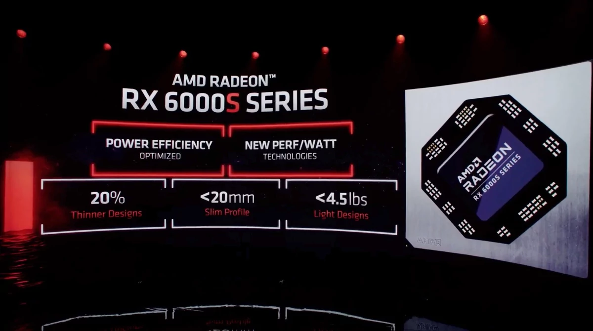 AMD GPUs mobiles CES 2022-2 © © AMD