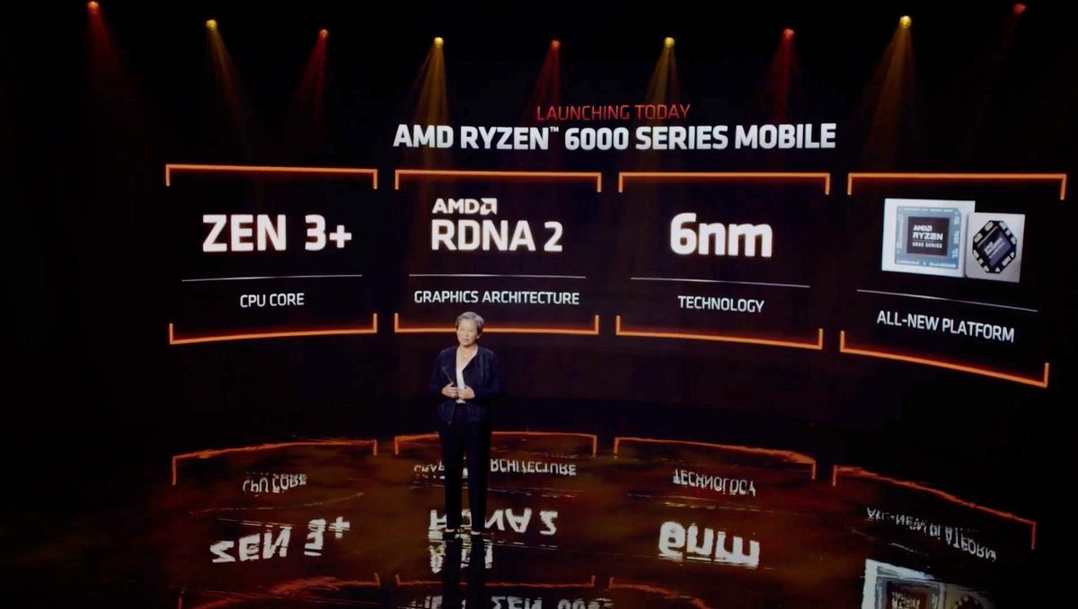 AMD CPUs mobiles CES 2022-3 © © AMD