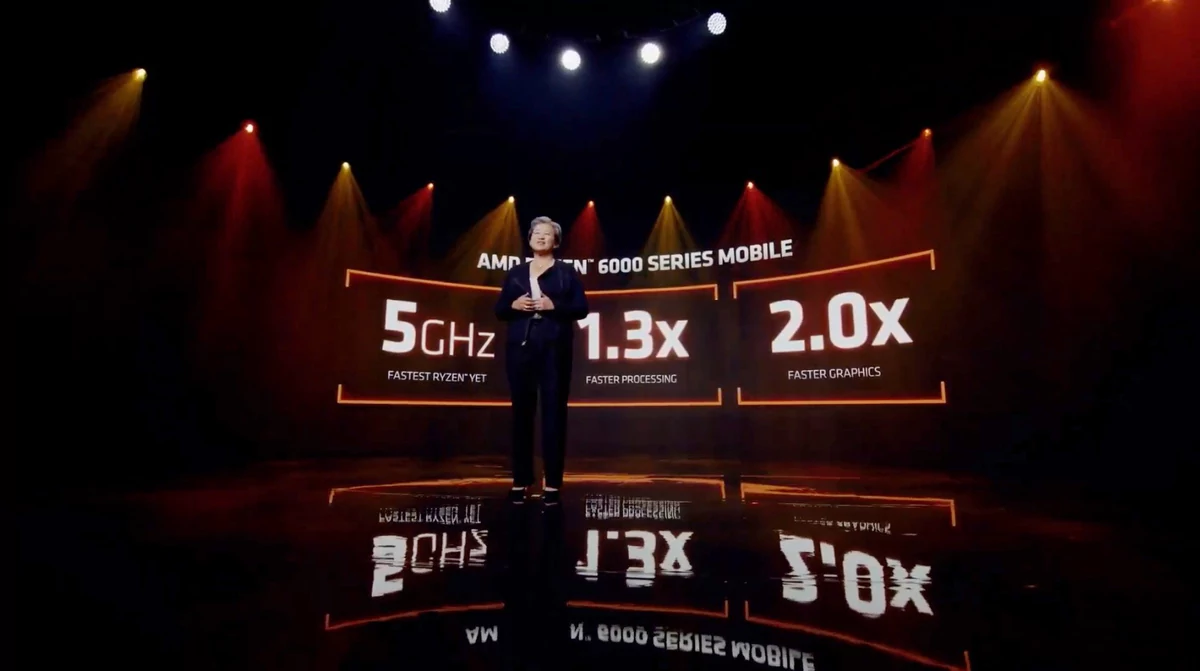 AMD CPUs mobiles CES 2022-4 © © AMD