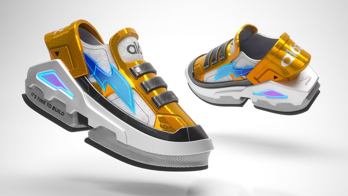 Sneakers virtuels de RTKFT, qui a désormais rejoint la galaxie Nike - © RTKFT