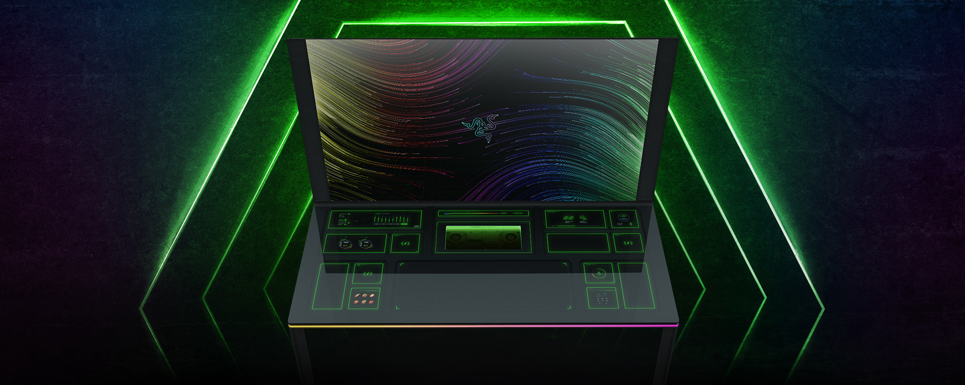 Razer dévoile un étonnant concept de bureau-ordinateur tout-en-un et modulable, Project Sophia