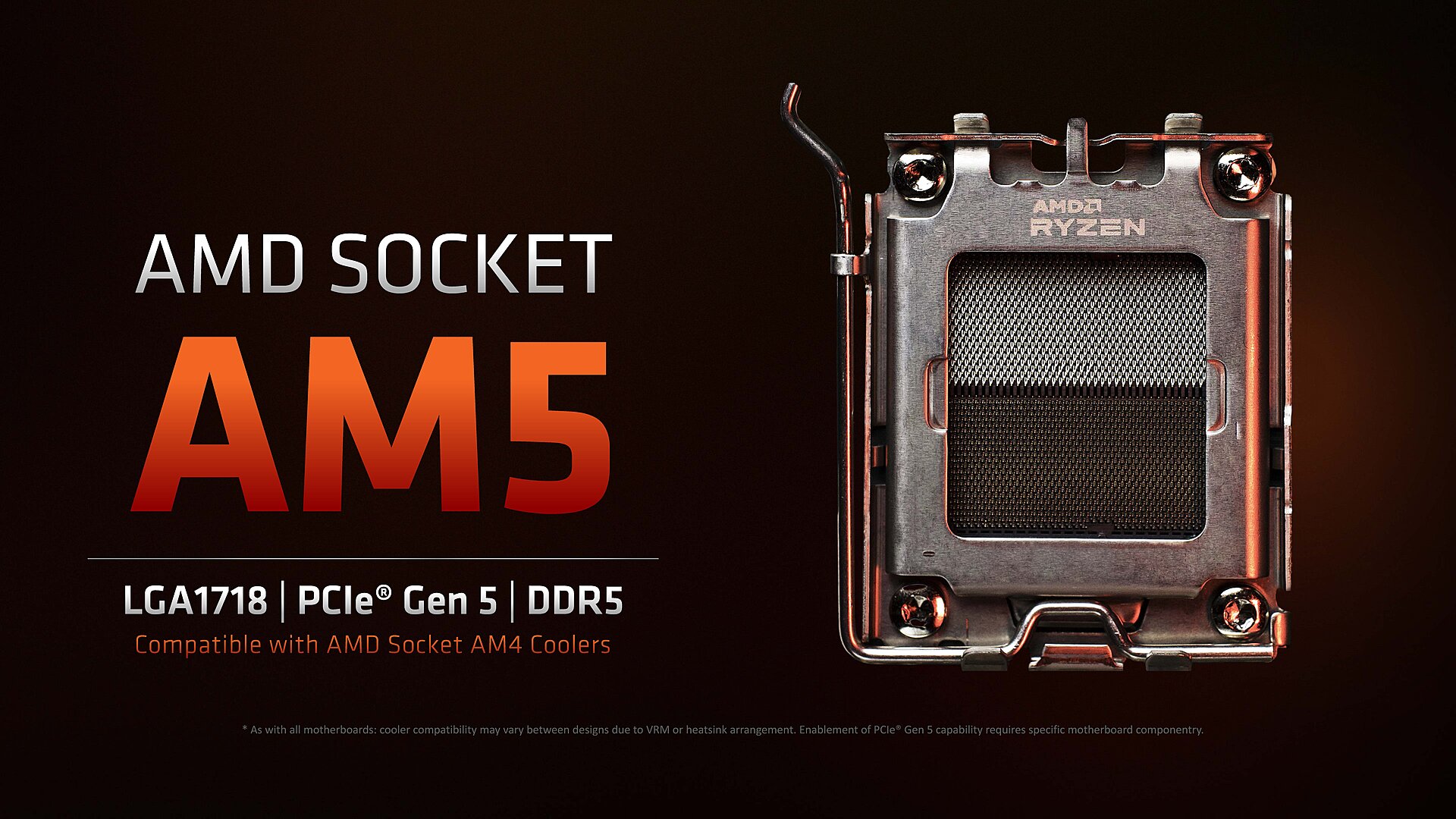 AMD : le socket AM5 sera bien une plateforme à 