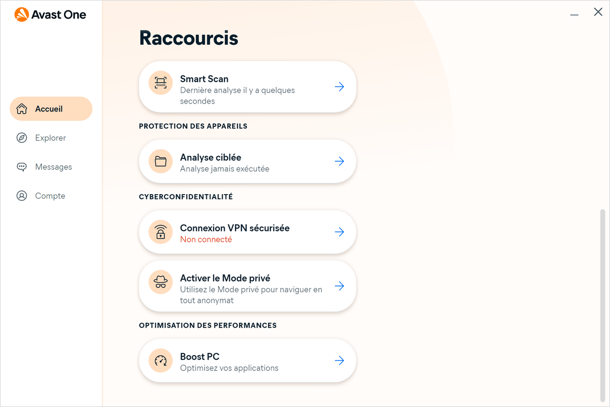 Avast One © Clubic.com/Stephane Ruscher