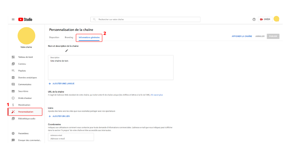 YT Personnalisation 1 © © Google / Youtube