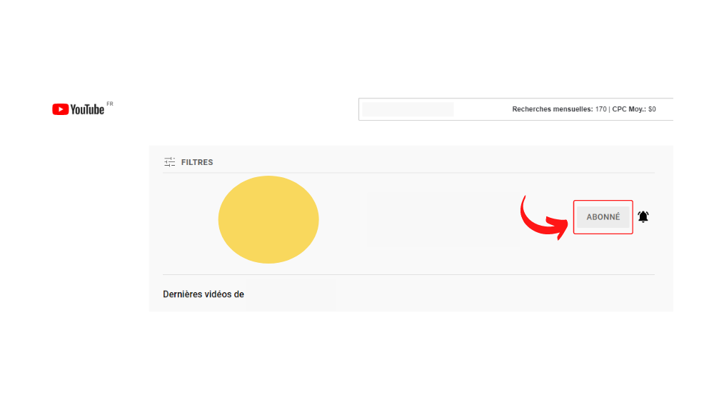 Comment se désabonner d’un membre sur YouTube
