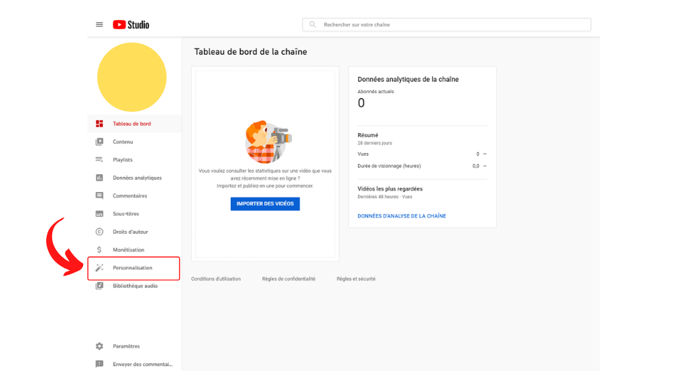 YT Personnalisation 0 © © Google / Youtube