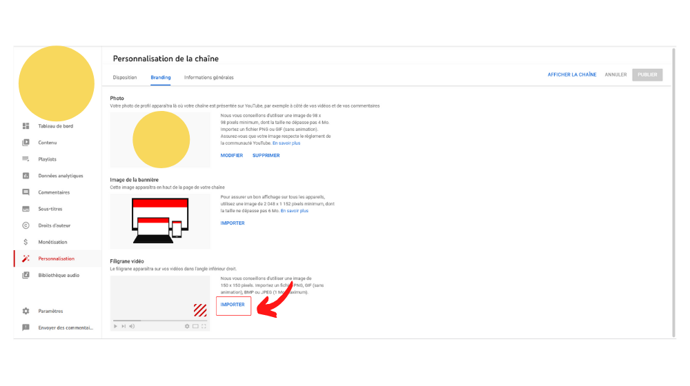 YT Filigrane 2 © © Google / Youtube