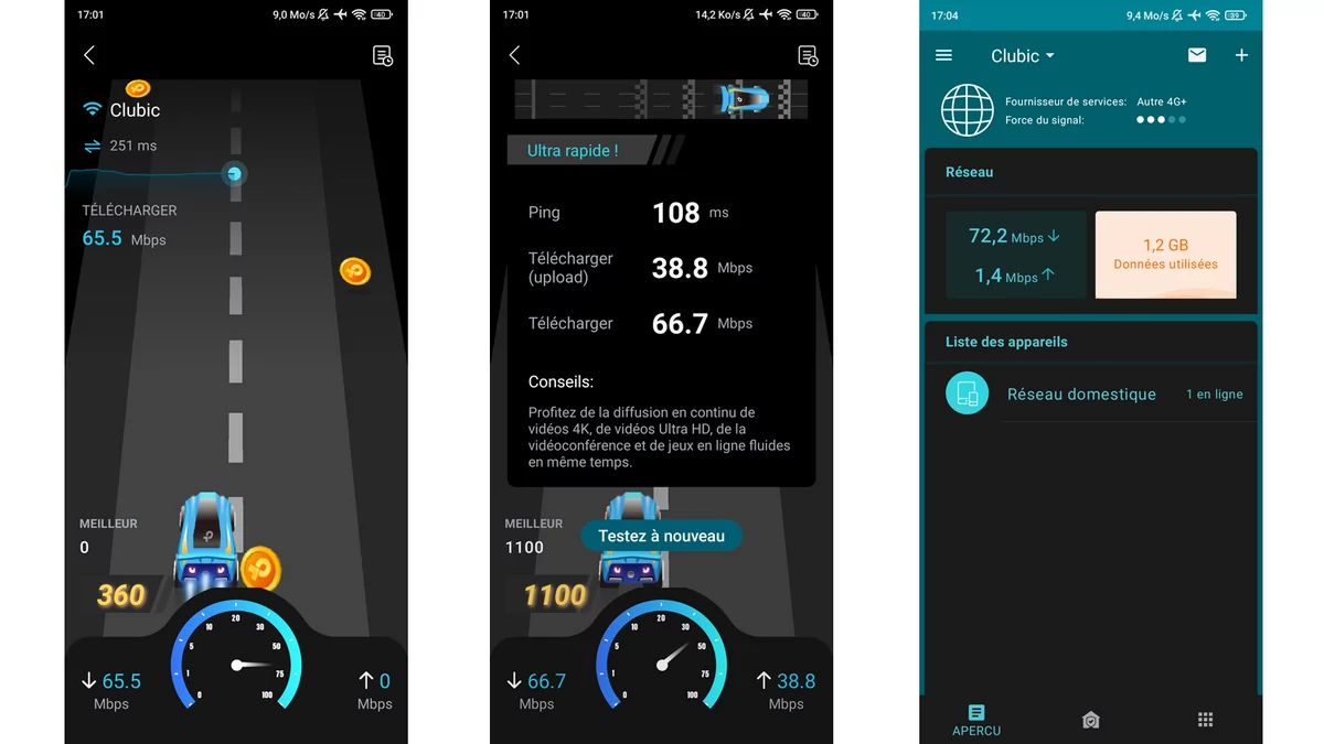 Test Deco X20-4G © Alexandre Schmid pour Clubic