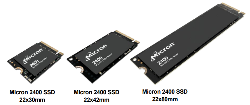 Micron dévoile un tout petit SSD de 3 cm et 2 To