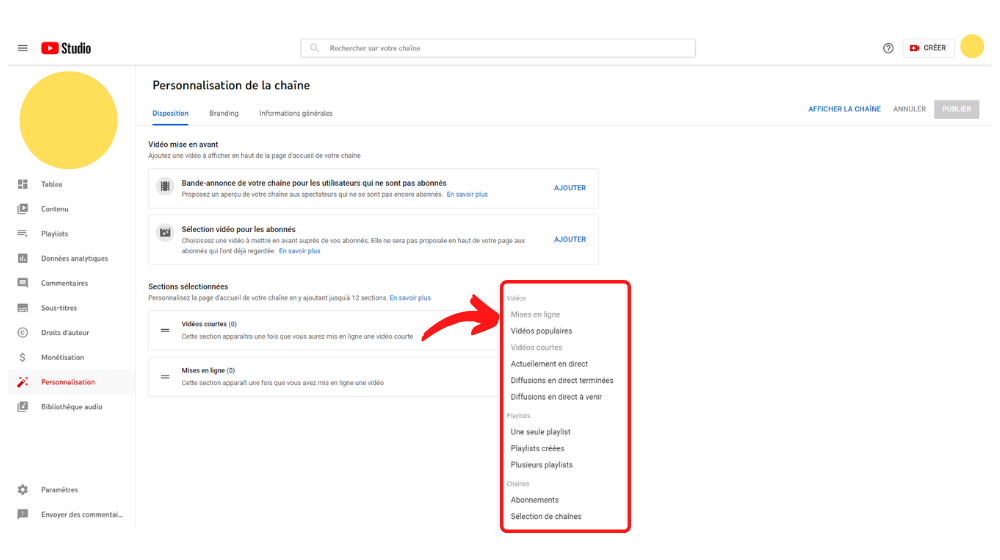 YT Section 2 © © Google / Youtube