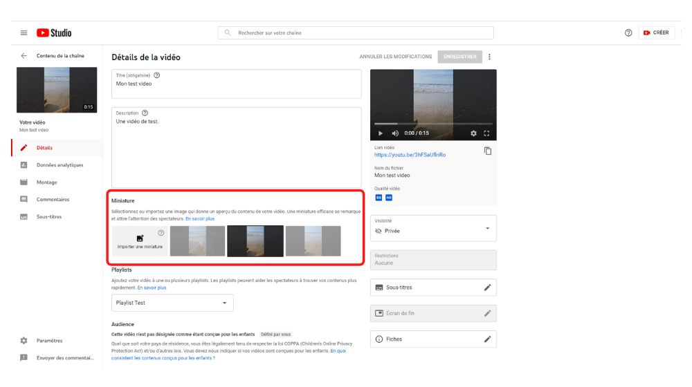 YT Miniature 1 © © Google / Youtube