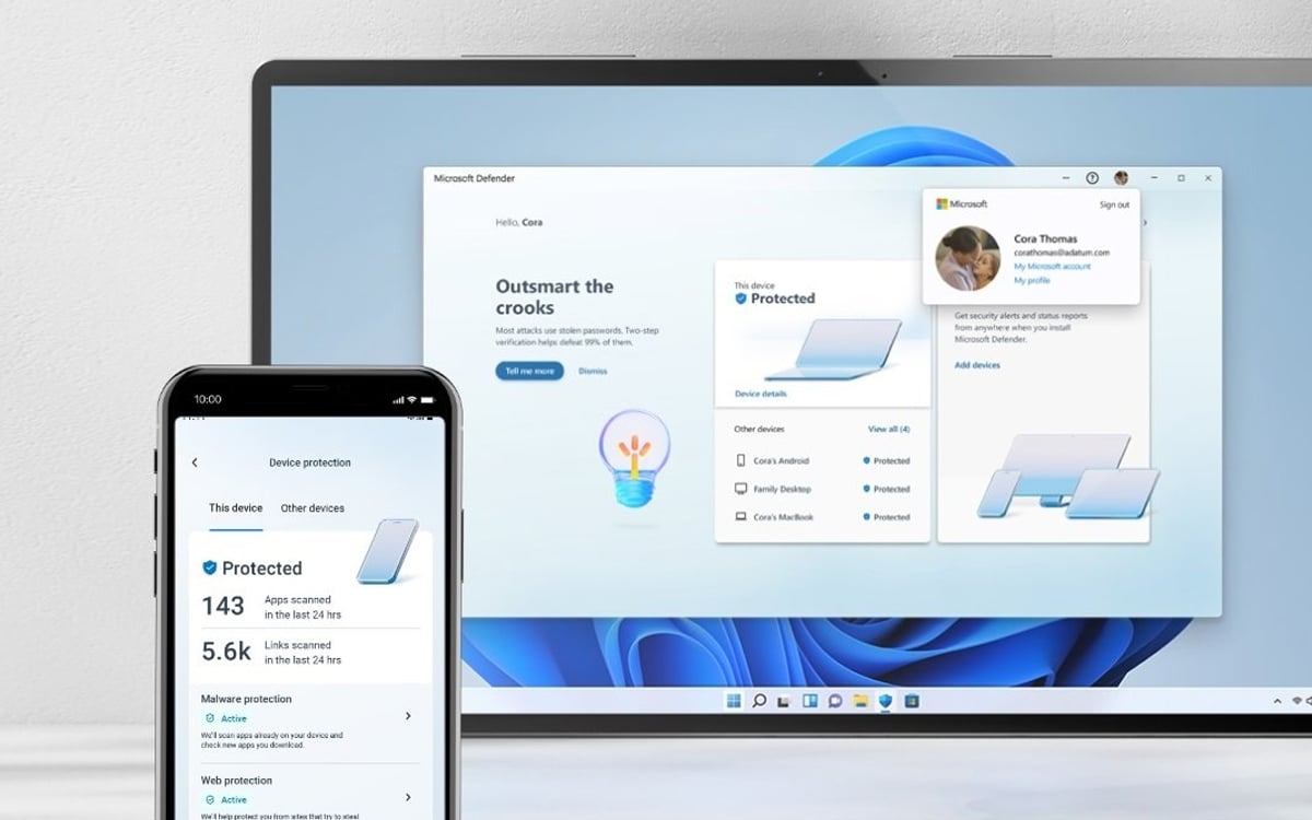 Microsoft Defender devrait arriver sur Android, iOS et macOS