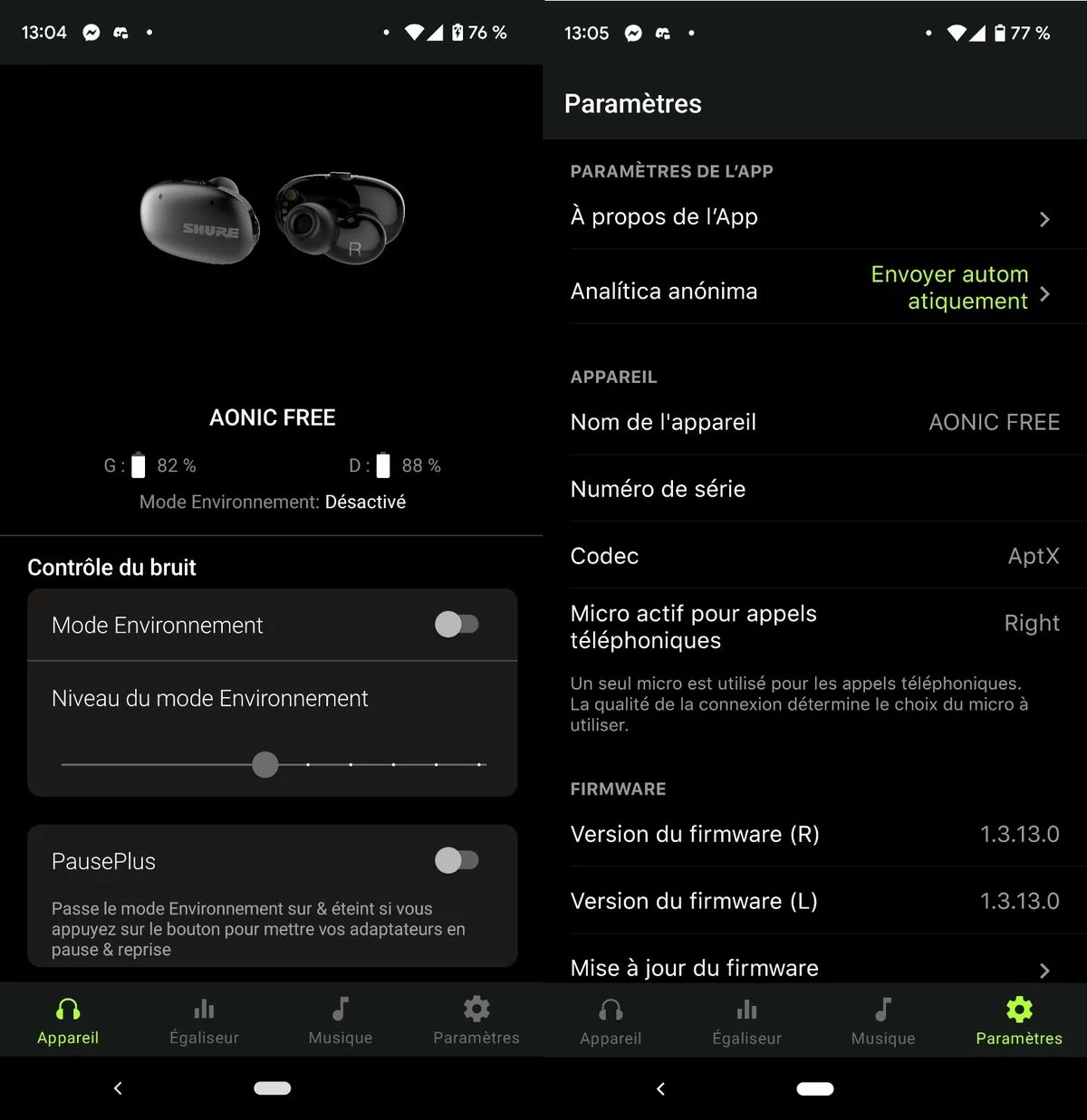 Shure Aonic Free