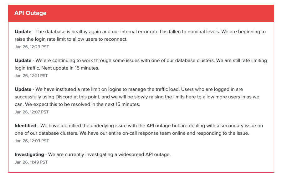 Discord Panne Update